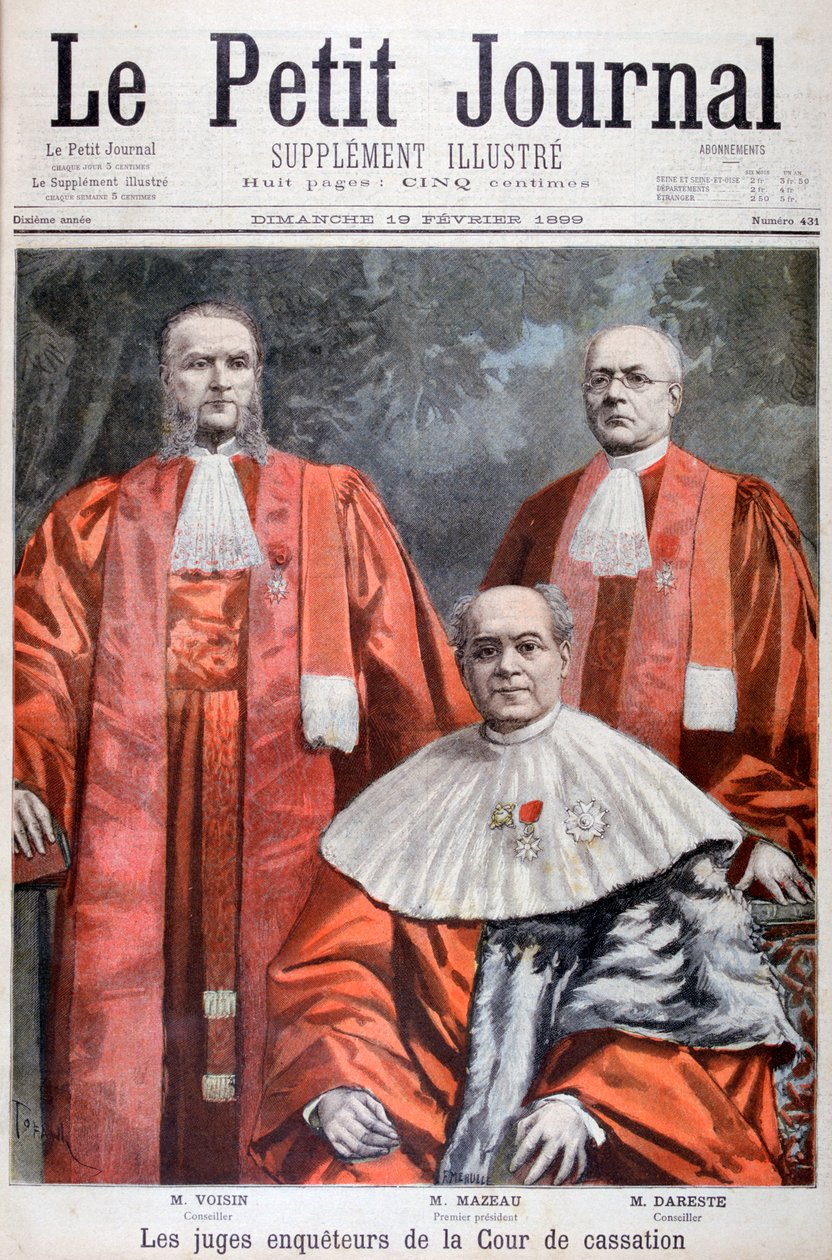 The Judges of the Supreme Court of Appeal, France, 1899 by Oswaldo Tofani
