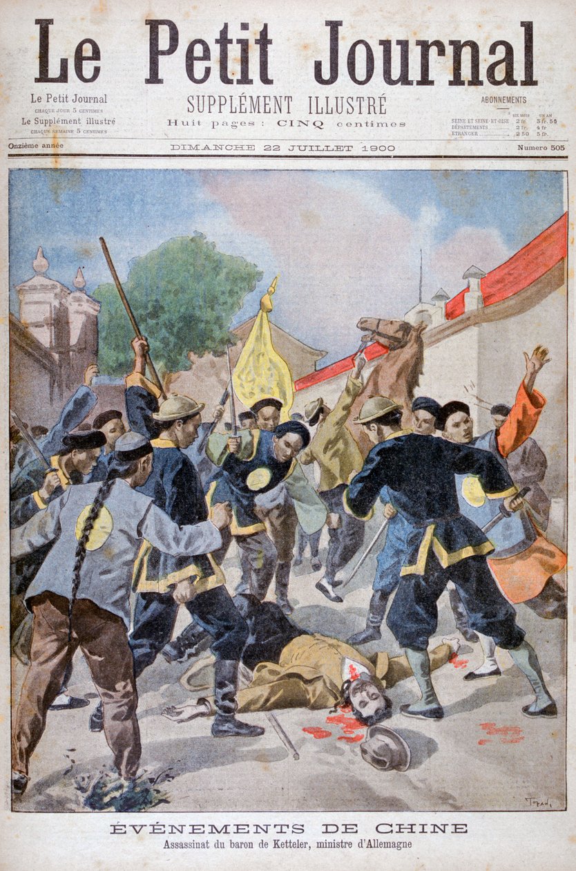 The Murder of Baron Ketteler, German Minister, China, 1900 by Oswaldo Tofani