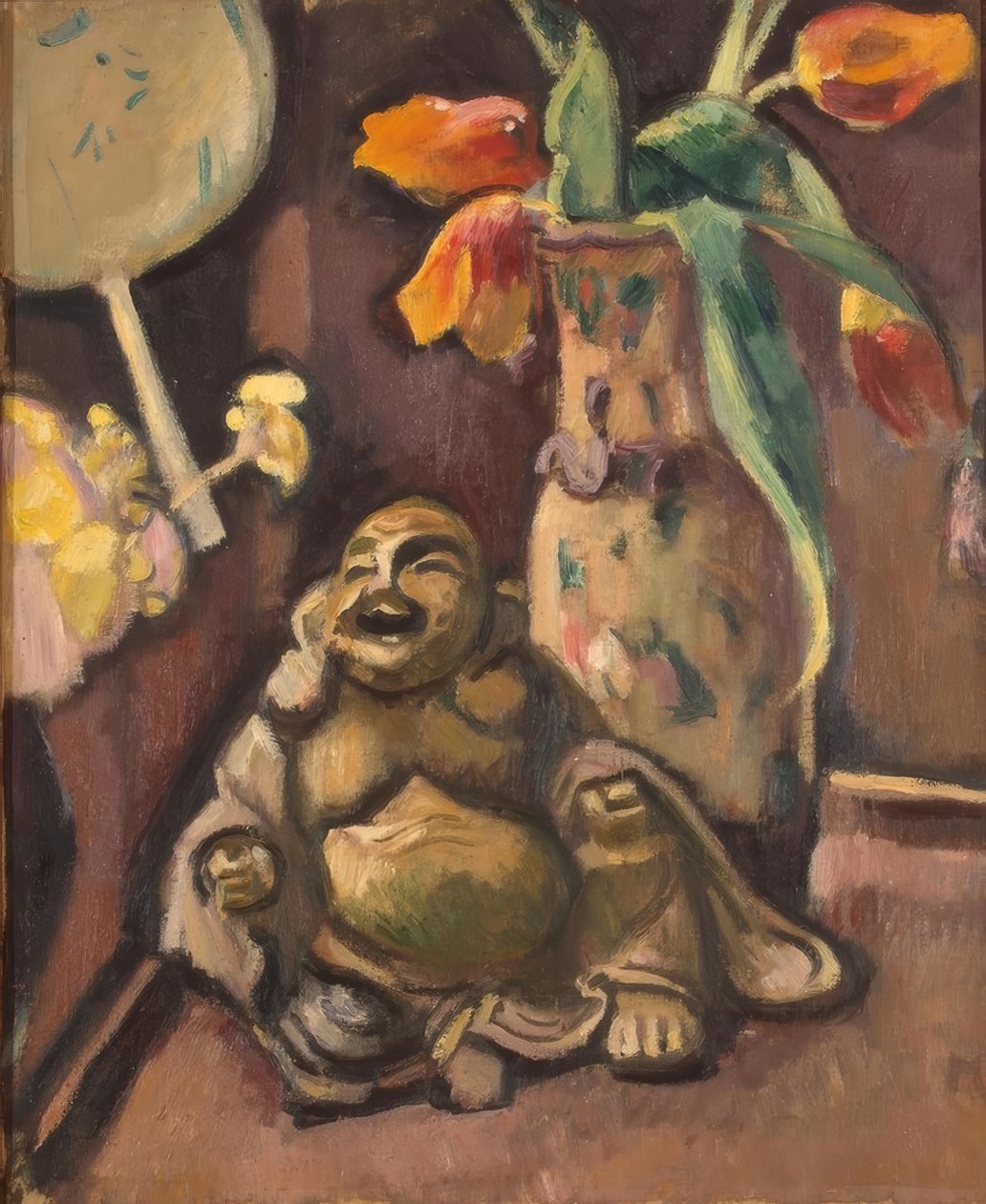 Still Life with a Buddha Statuette by Othon Friesz