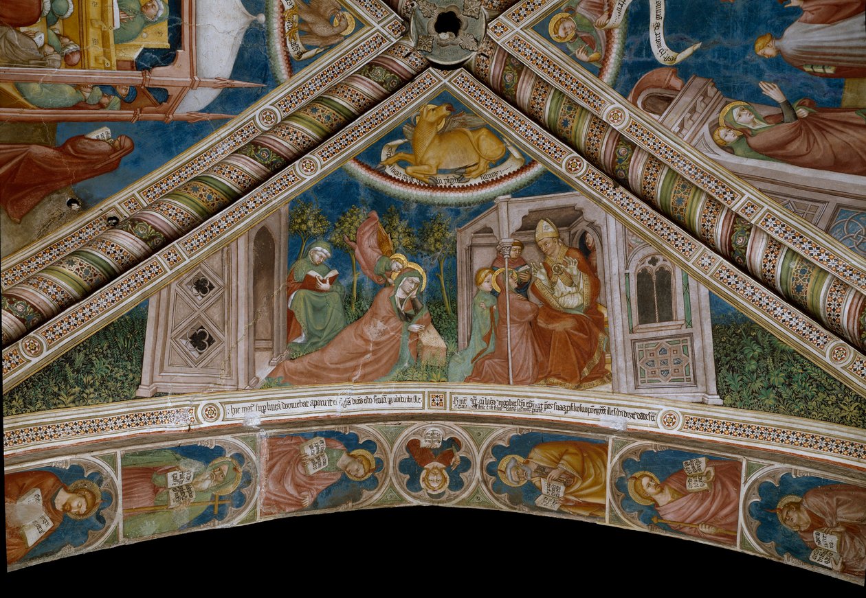 Monique Reinforces in Her Sleep on the Future of Her Son Saint Augustine by God, Right During an Encounter with an Eveque by Ottaviano Nelli