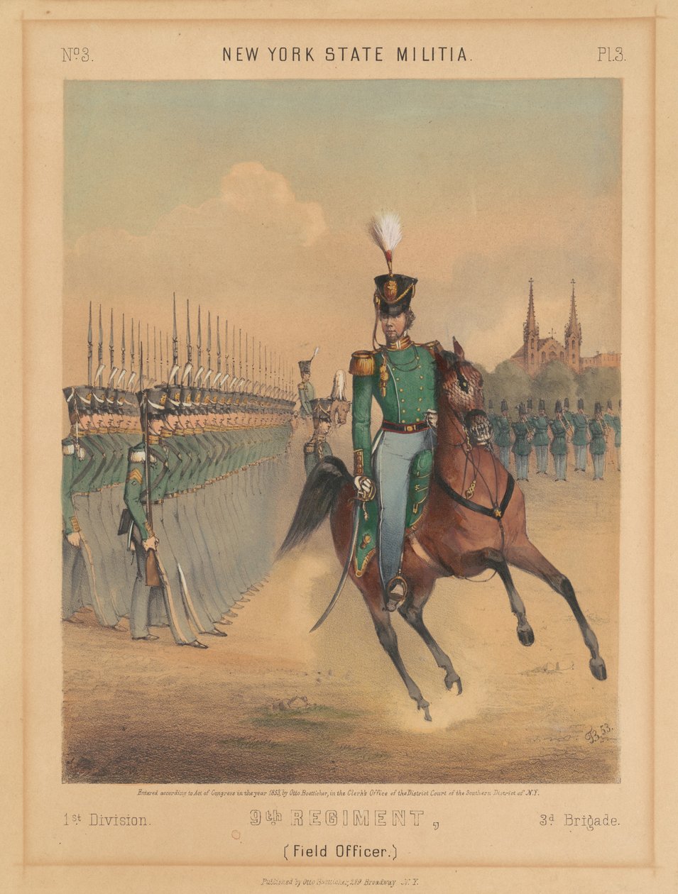 New York State Militia, 1st Division, 9th Regiment, 3rd Brigade by Otto Boetticher