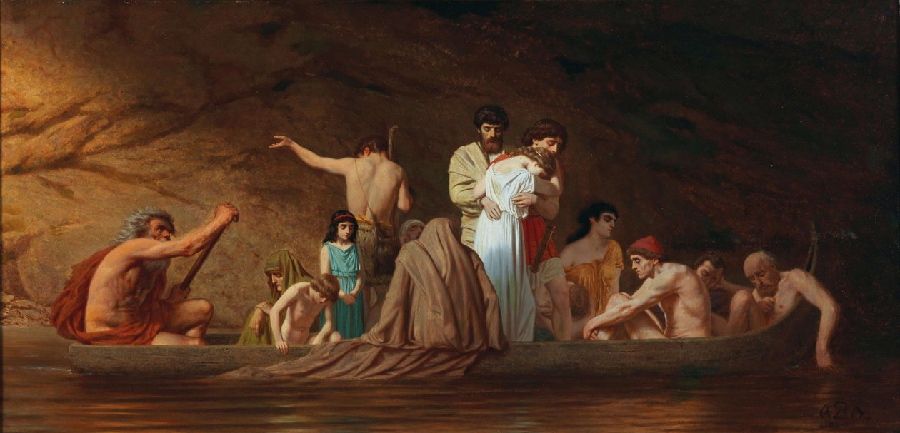 The Barque of Charon by Otto Brausewetter