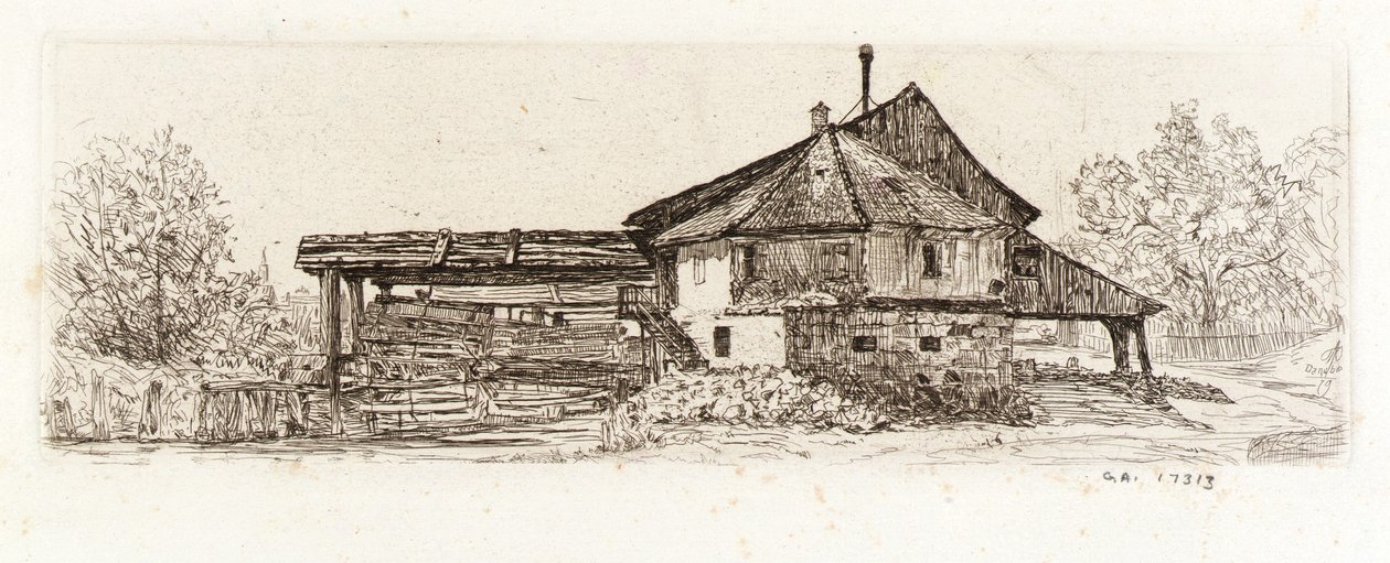 Danube, an Old Mill by Otto H. Bacher