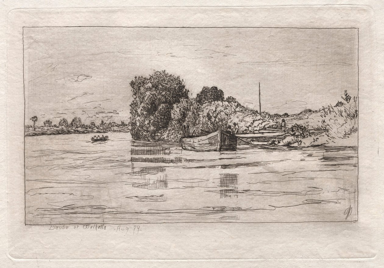 Danube at Walhalla by Otto H. Bacher