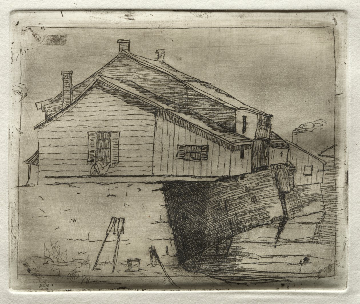 House Over Water by Otto H. Bacher