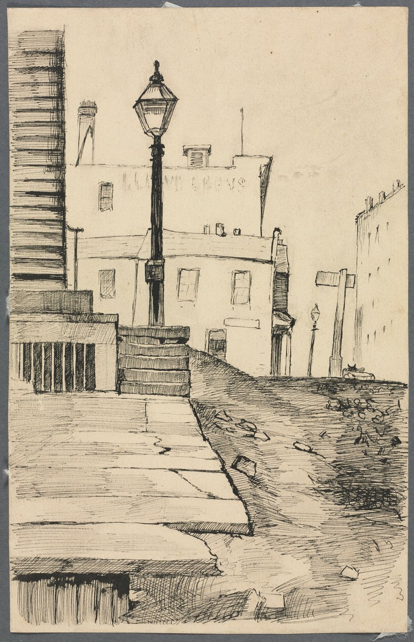Street Scene, Cleveland by Otto H. Bacher