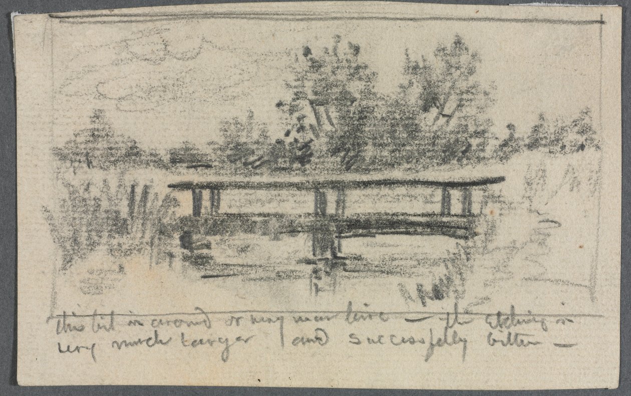 The Bridge, Schleissheim by Otto H. Bacher