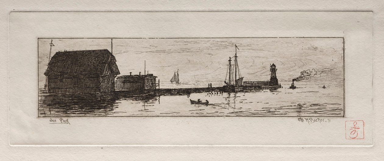 West Pier, Cleveland by Otto H. Bacher