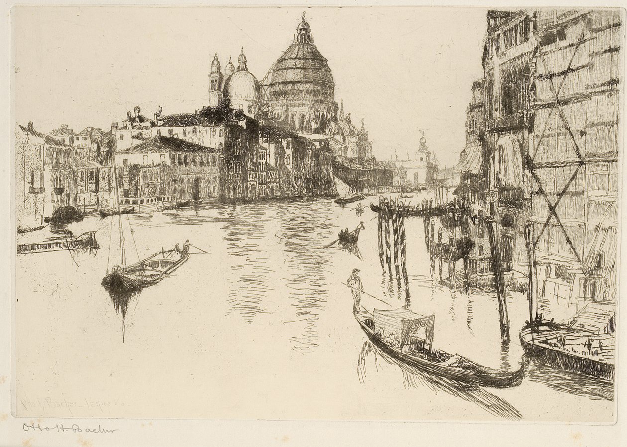 Grand Canal, Venice by Otto Henry Bacher