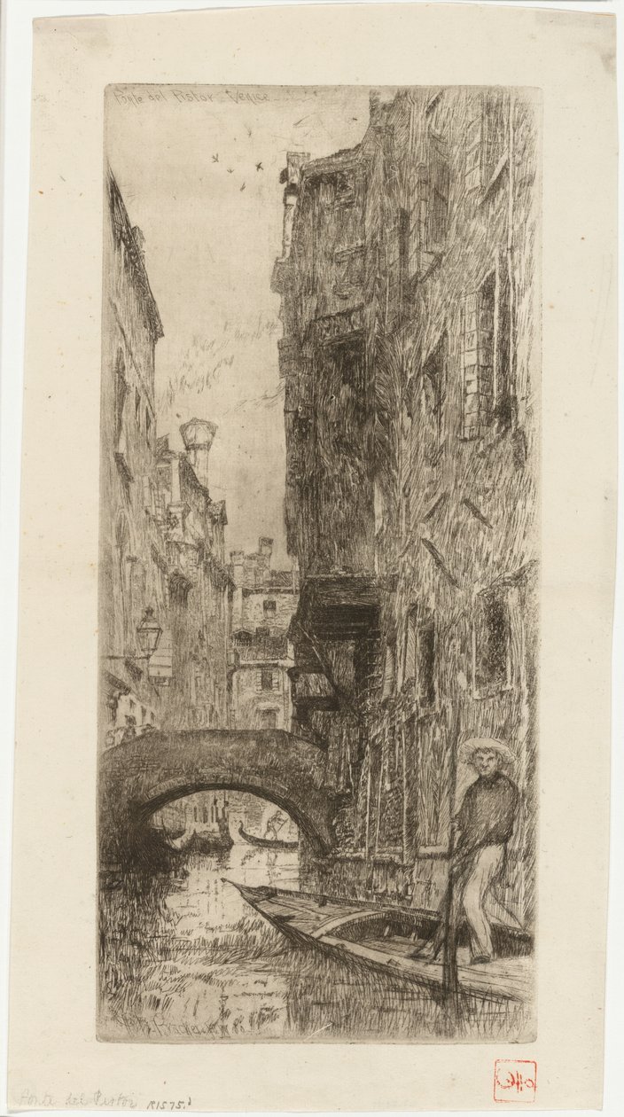 Ponte del Pistor by Otto Henry Bacher