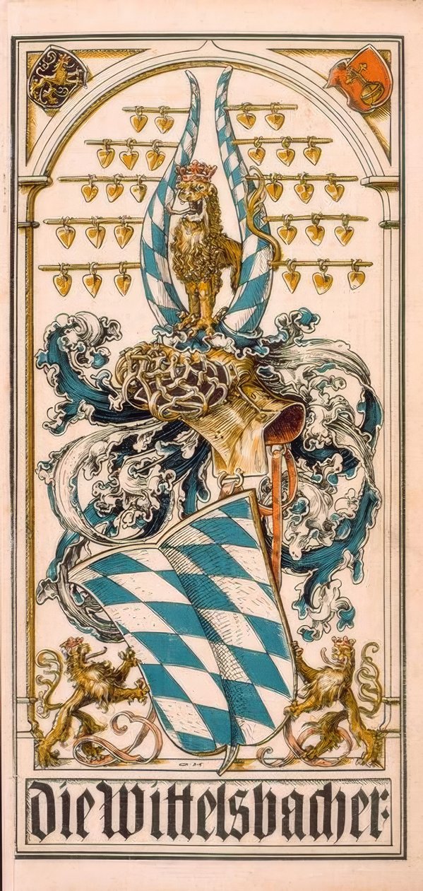 The Ancestral Coats of Arms of the German Princely Houses: The Wittelsbachs by Otto Hupp