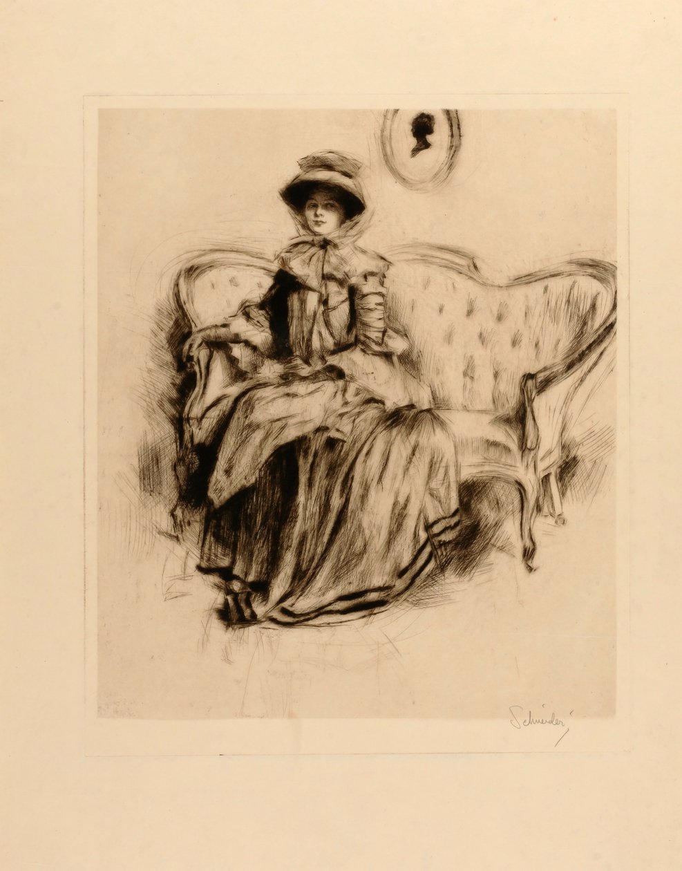 The Old Settee by Otto J. Schneider