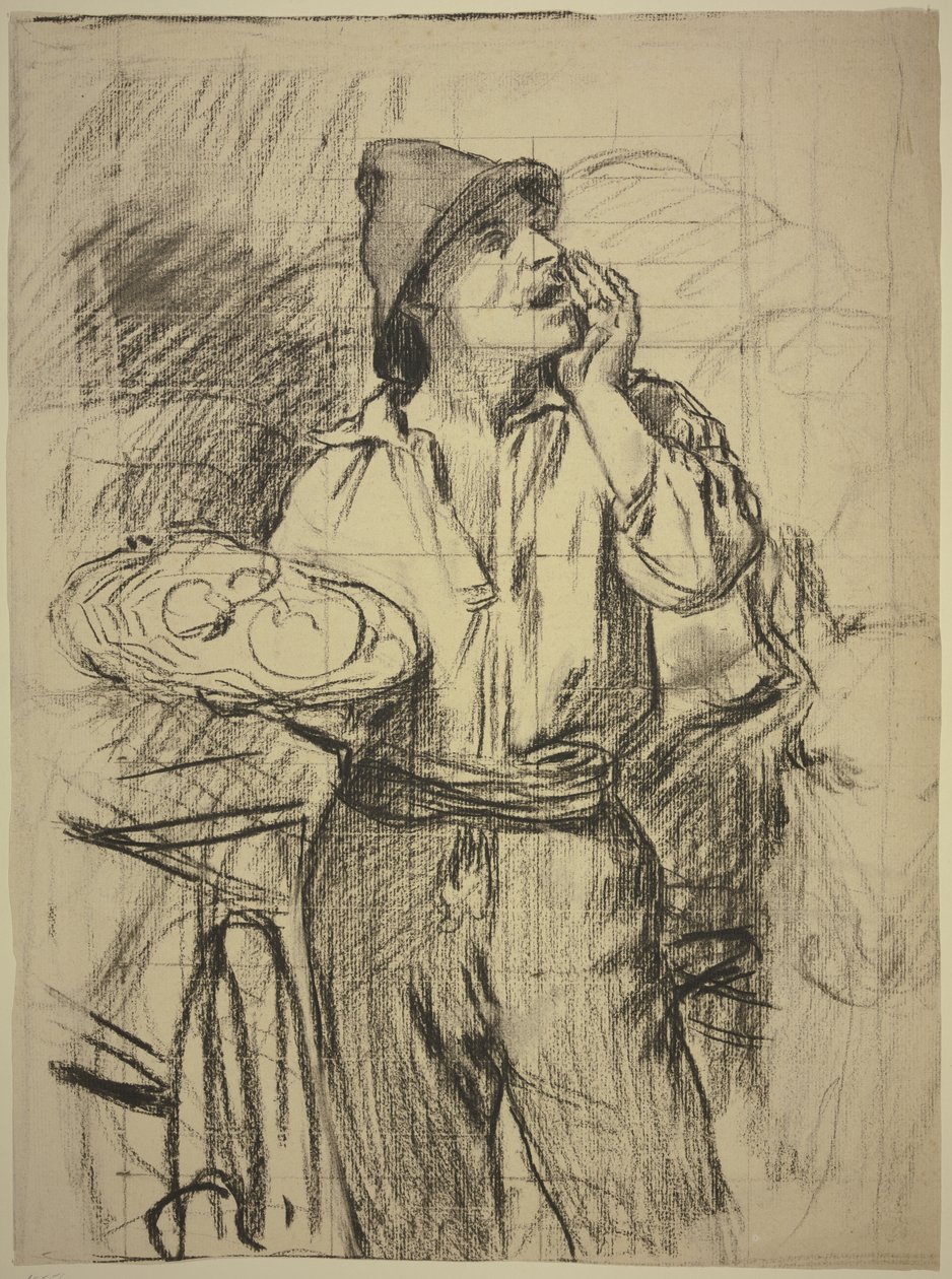 Fishmonger by Otto Scholderer