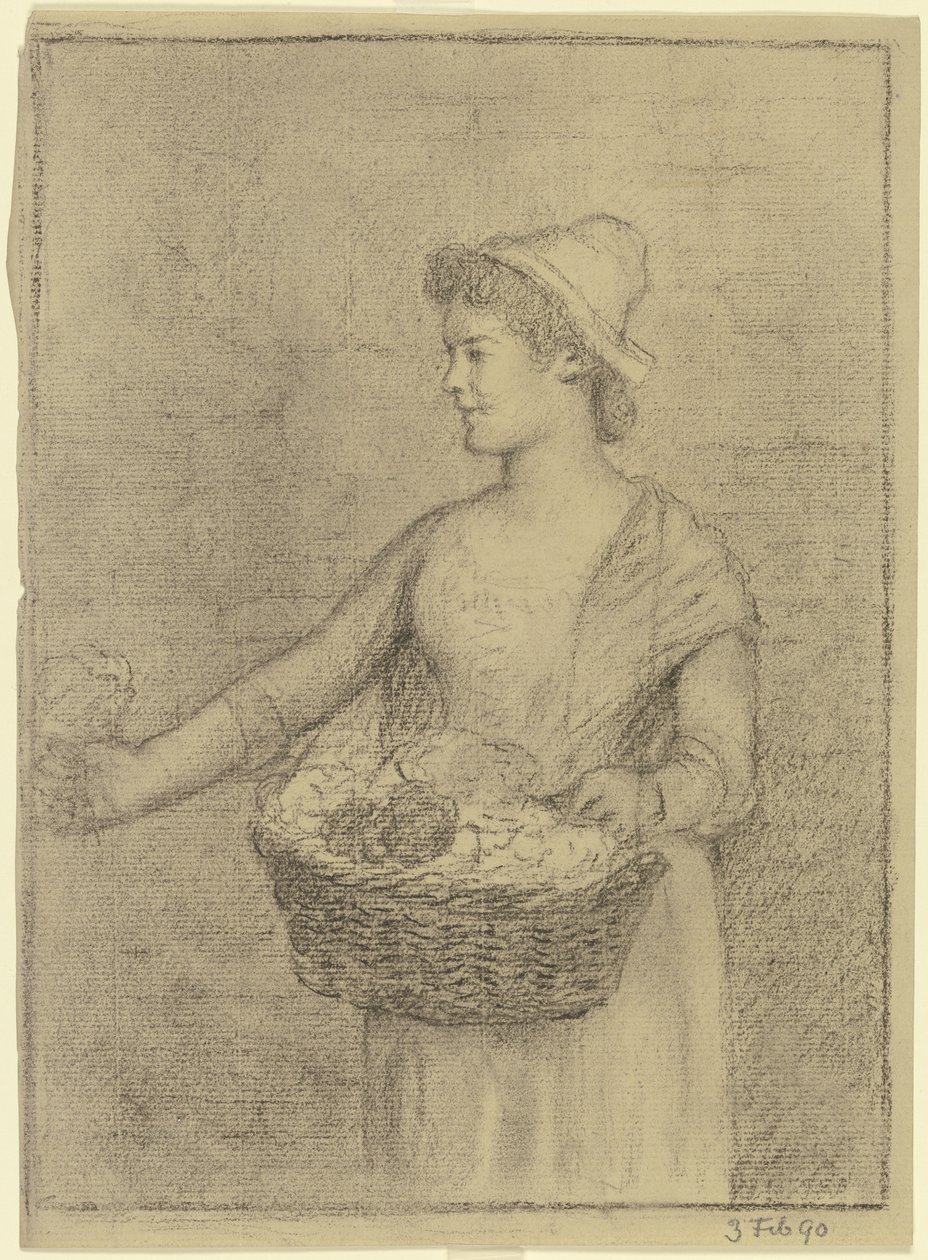 Greengrocer by Otto Scholderer