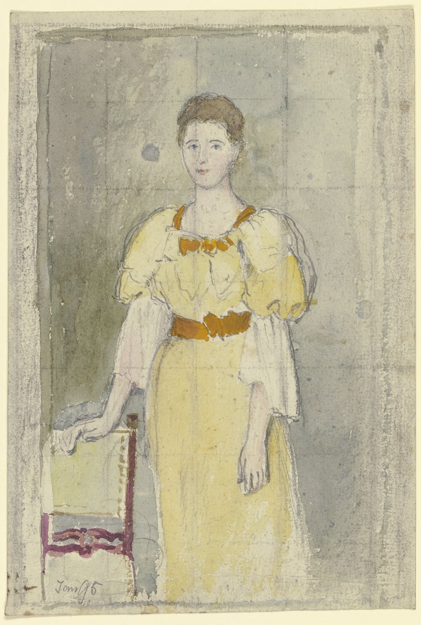 Lady, Standing by Otto Scholderer