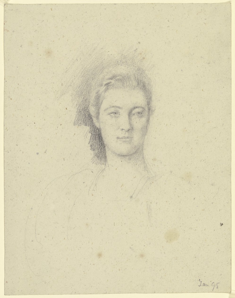 Portrait of Miss Martin by Otto Scholderer