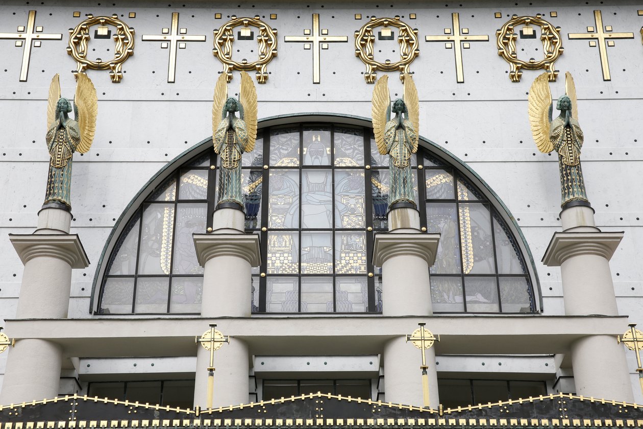 Steinhof Church (Church of St. Leopold) designed by Otto Wagner, Vienna, Austria by Otto Wagner