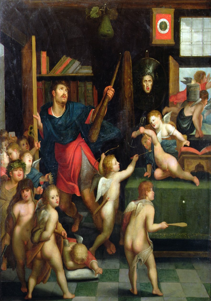 An Allegory of the Choice of Hercules by Otto van (circle of) Veen