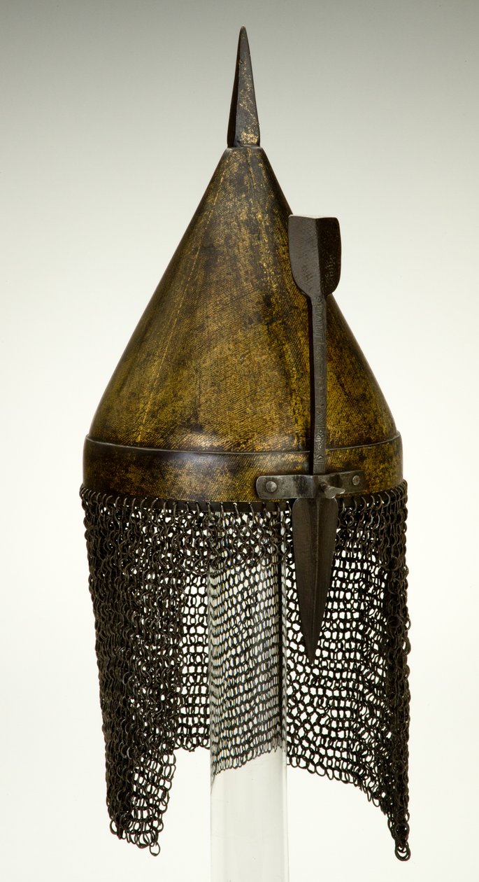 Helmet, perhaps 16th century, modified in 19th century by Ottoman School
