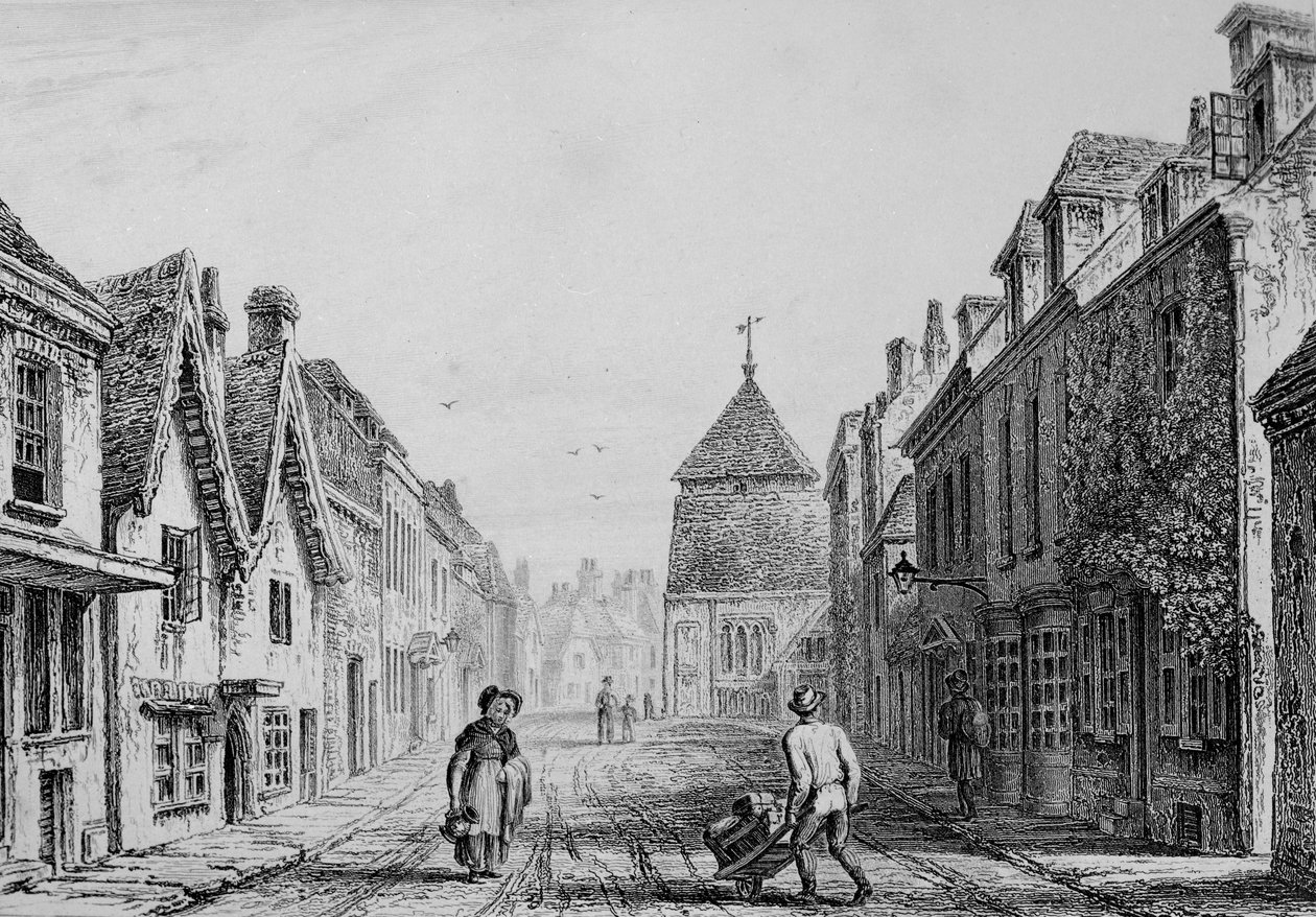 Cheesehill Street Winchester, c.1830 by Owen Brown Carter