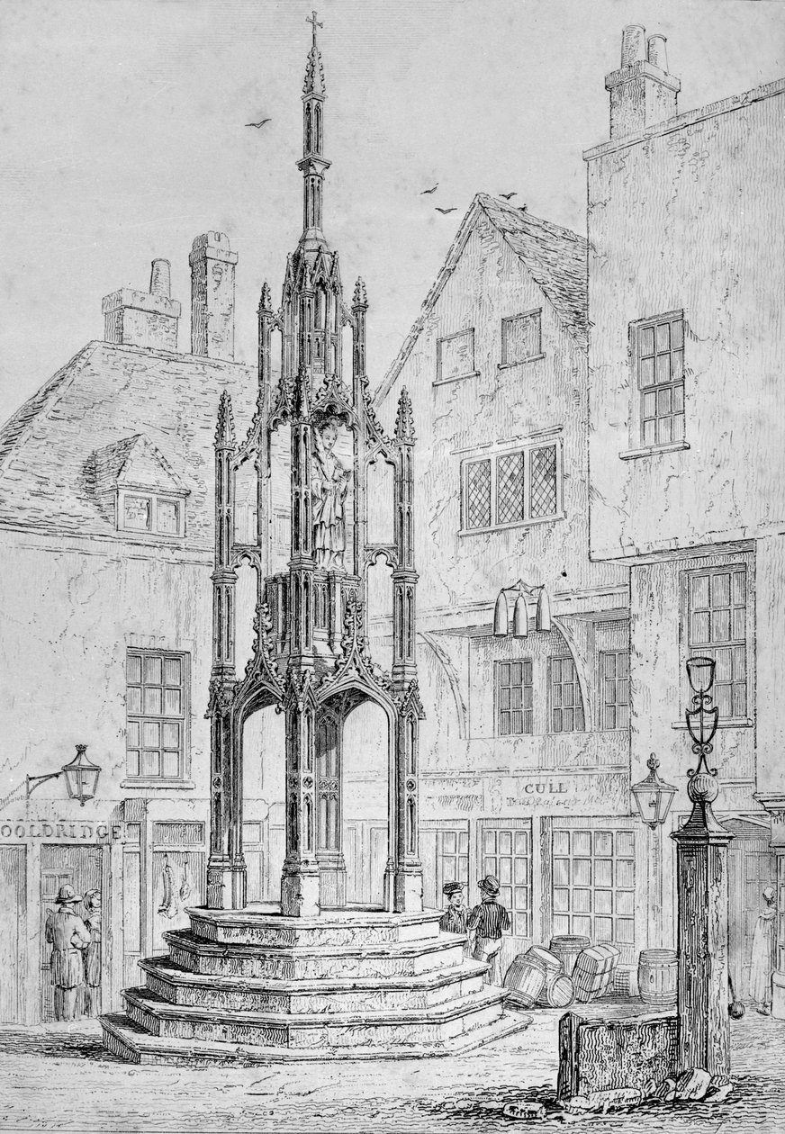 City Cross Winchester, c.1830 by Owen Brown Carter