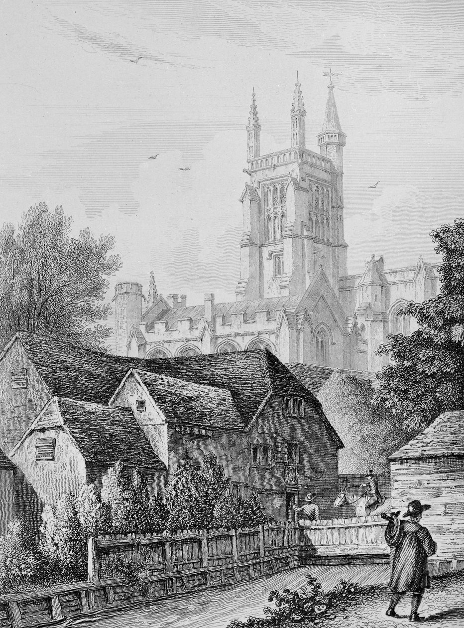 College Tower, Library and Mill Winchester, c.1830 by Owen Brown Carter