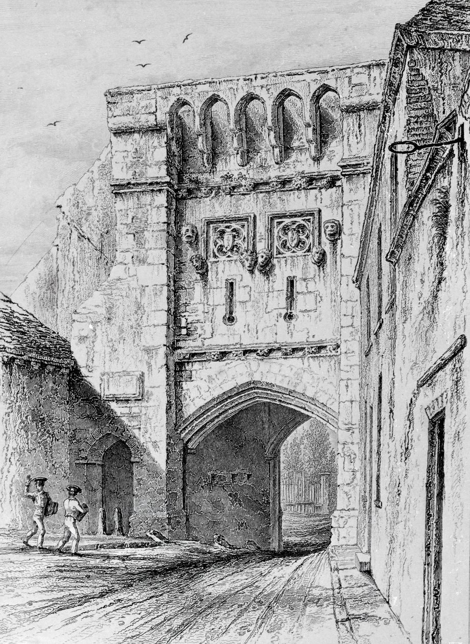 West Gate Winchester, c.1830 by Owen Brown Carter