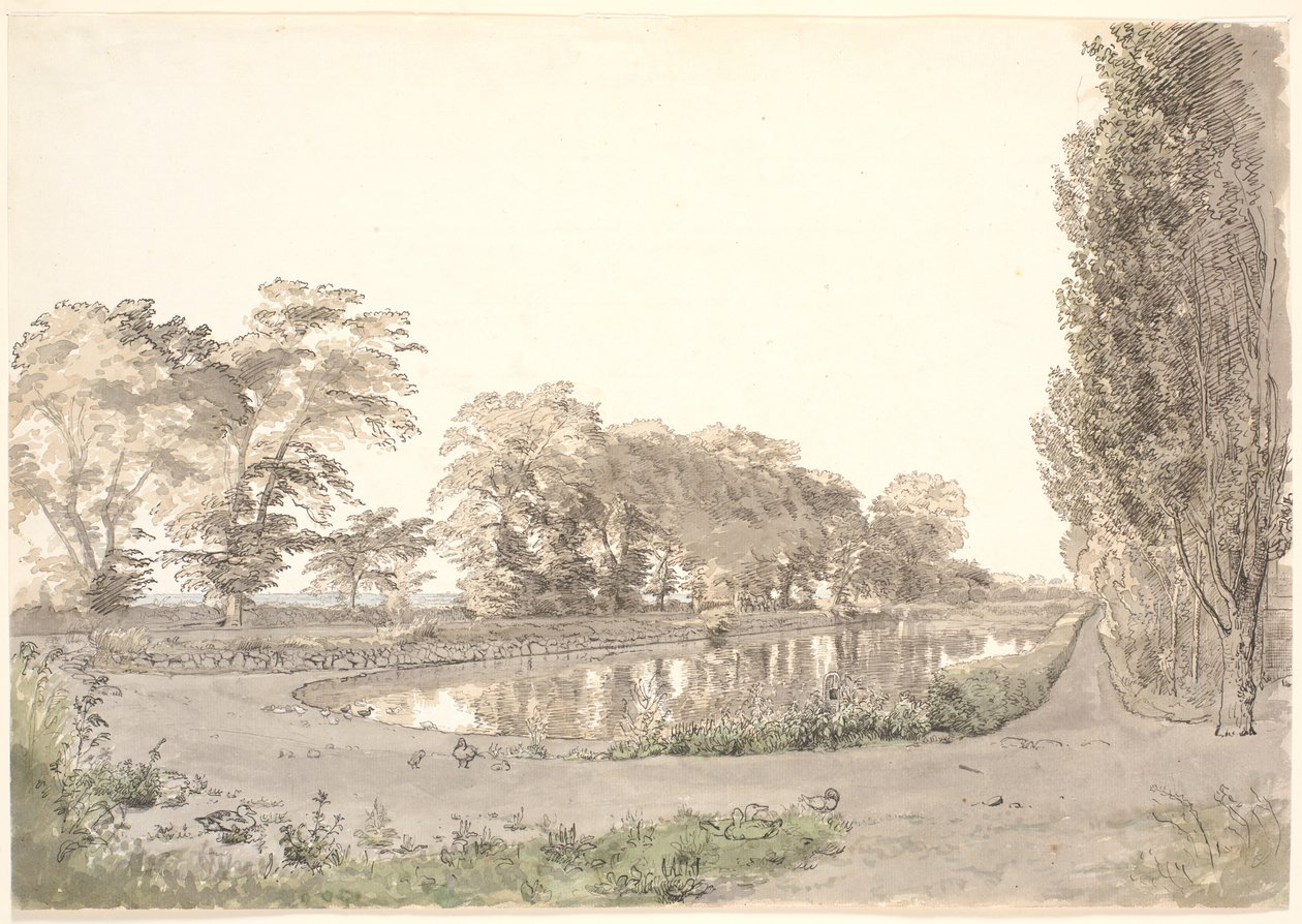 The Pond at Vogneserup by P.C. Skovgaard