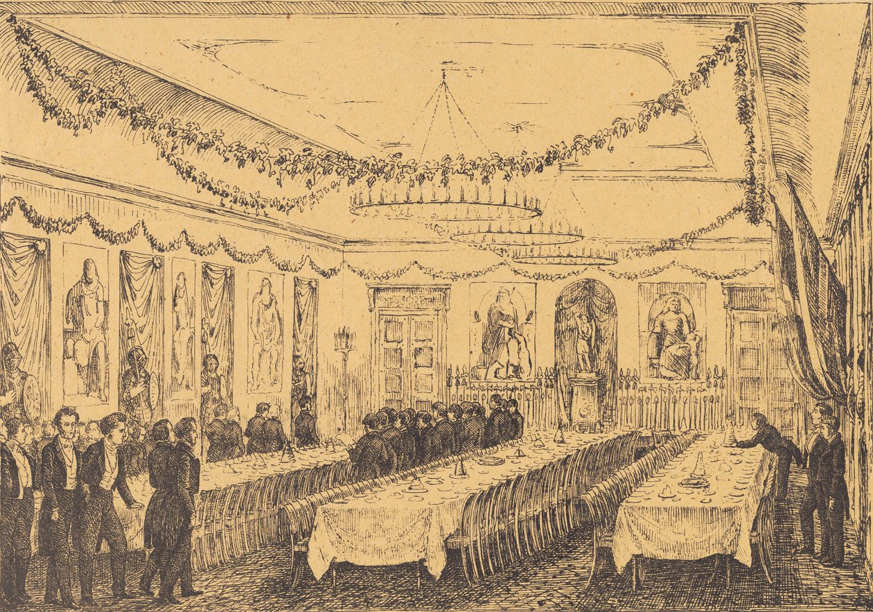 The Feast at the Shooting Range by P.C. Skovgaard
