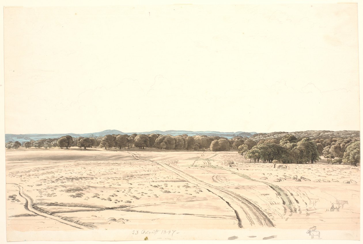 From the Hermitage Plain by P.C. Skovgaard