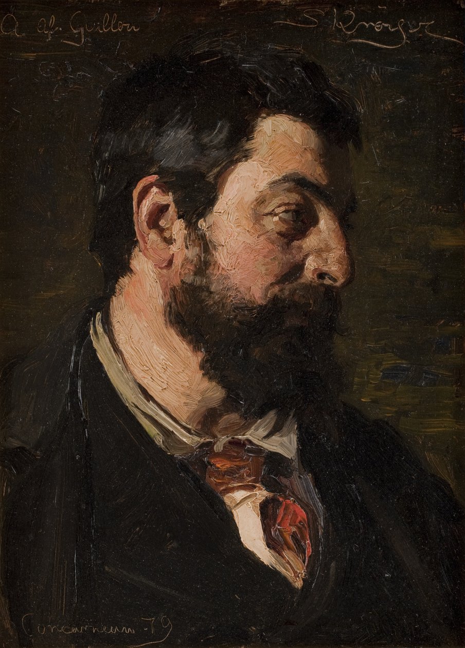 Portrait of the French Painter Alfred Guillou by Peder Severin Krøyer