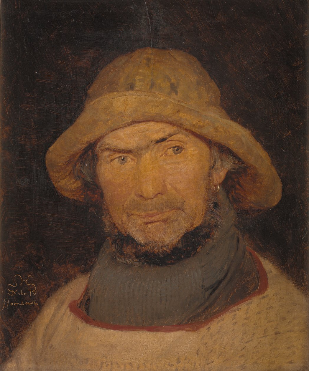 Portrait of a Fisherman from Hornbæk by Peder Severin Krøyer