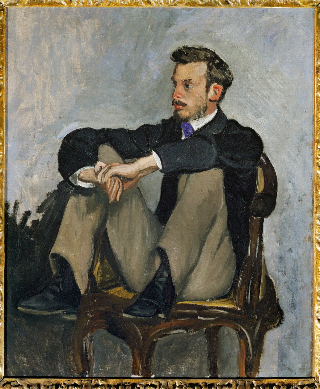 Pierre-Auguste Renoir, Painter by P. A. and Bazille Frederic (1841-70) Renoir