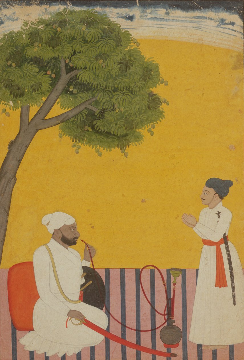 Portrait of a Prince, Jammu, Kashmir by Pahari School