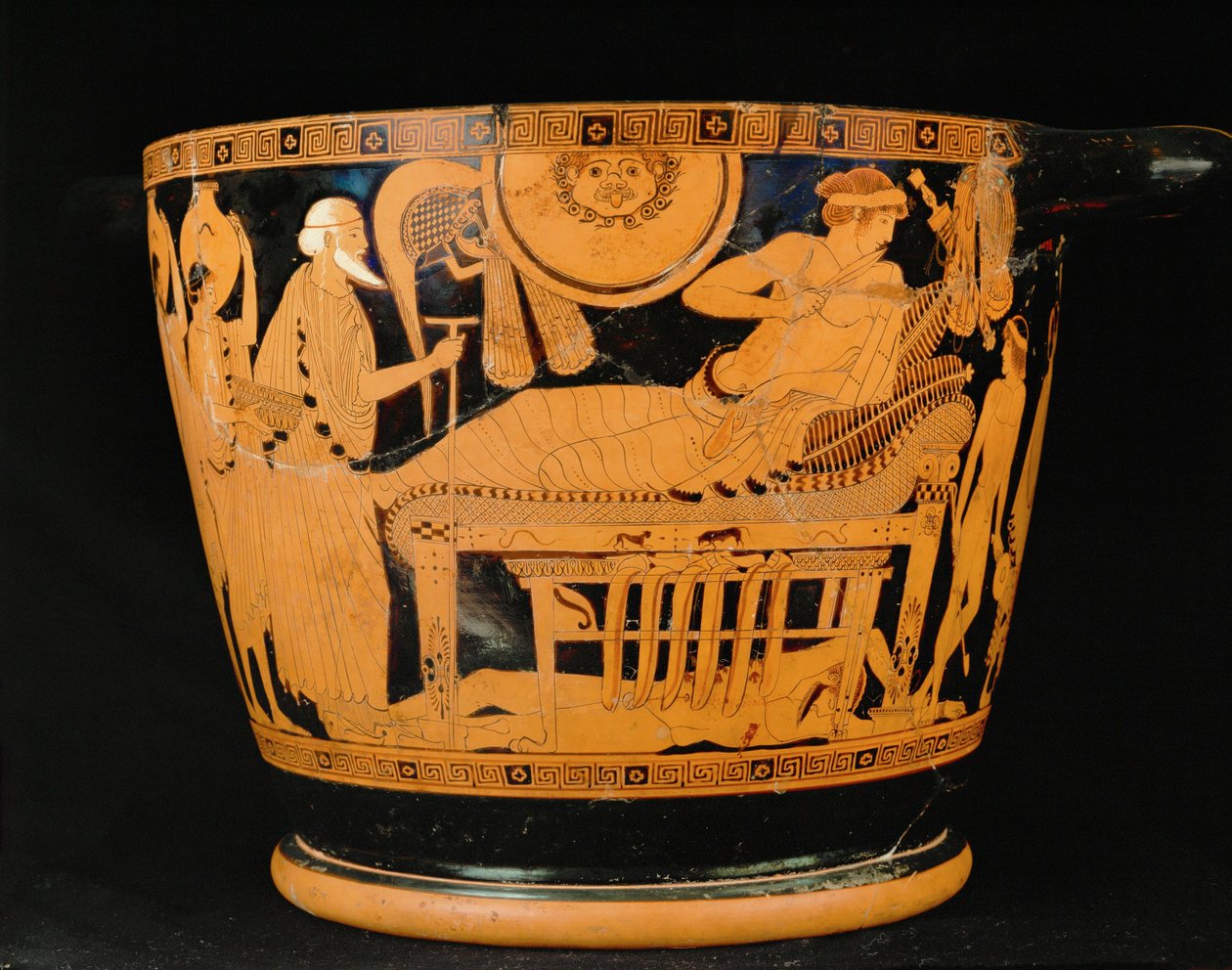 Trojan King Priam Begs Achilles for Hector