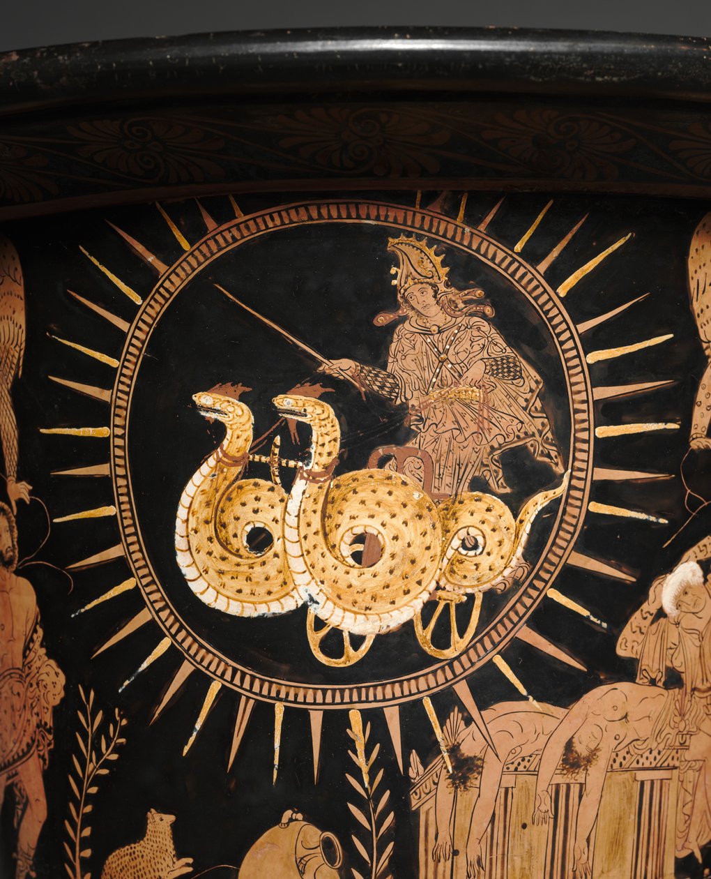 Lucanian Calyx-Krater, c.400 BC (detail) by Painter Policoro