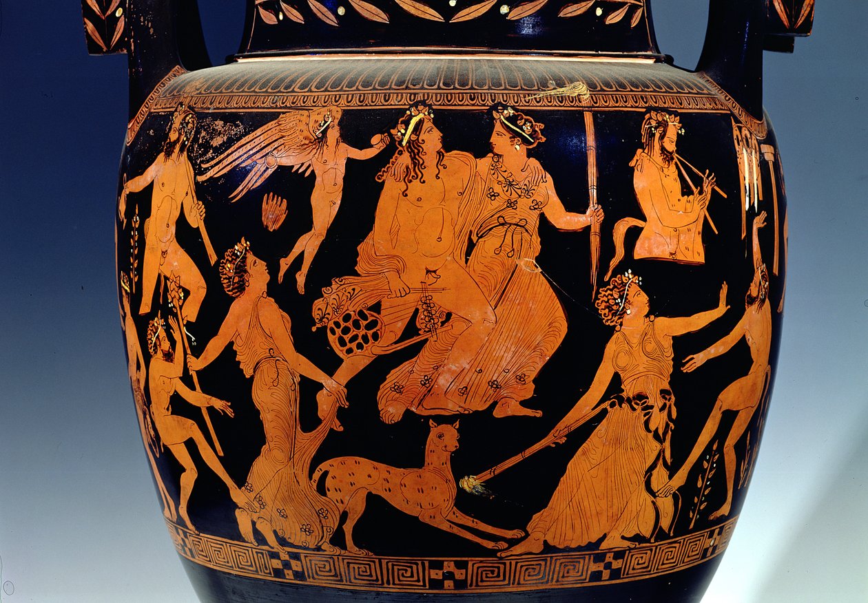 Attic Red-Figure Volute-Crater (detail) by Painter Pronomos
