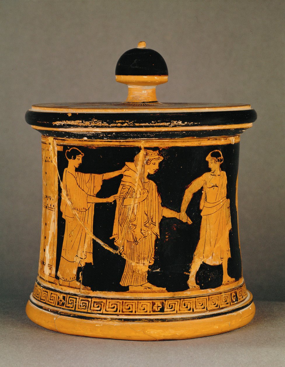 Wedding scene - perhaps the wedding of Peleus and Thetis by Painter of the Wedding Procession