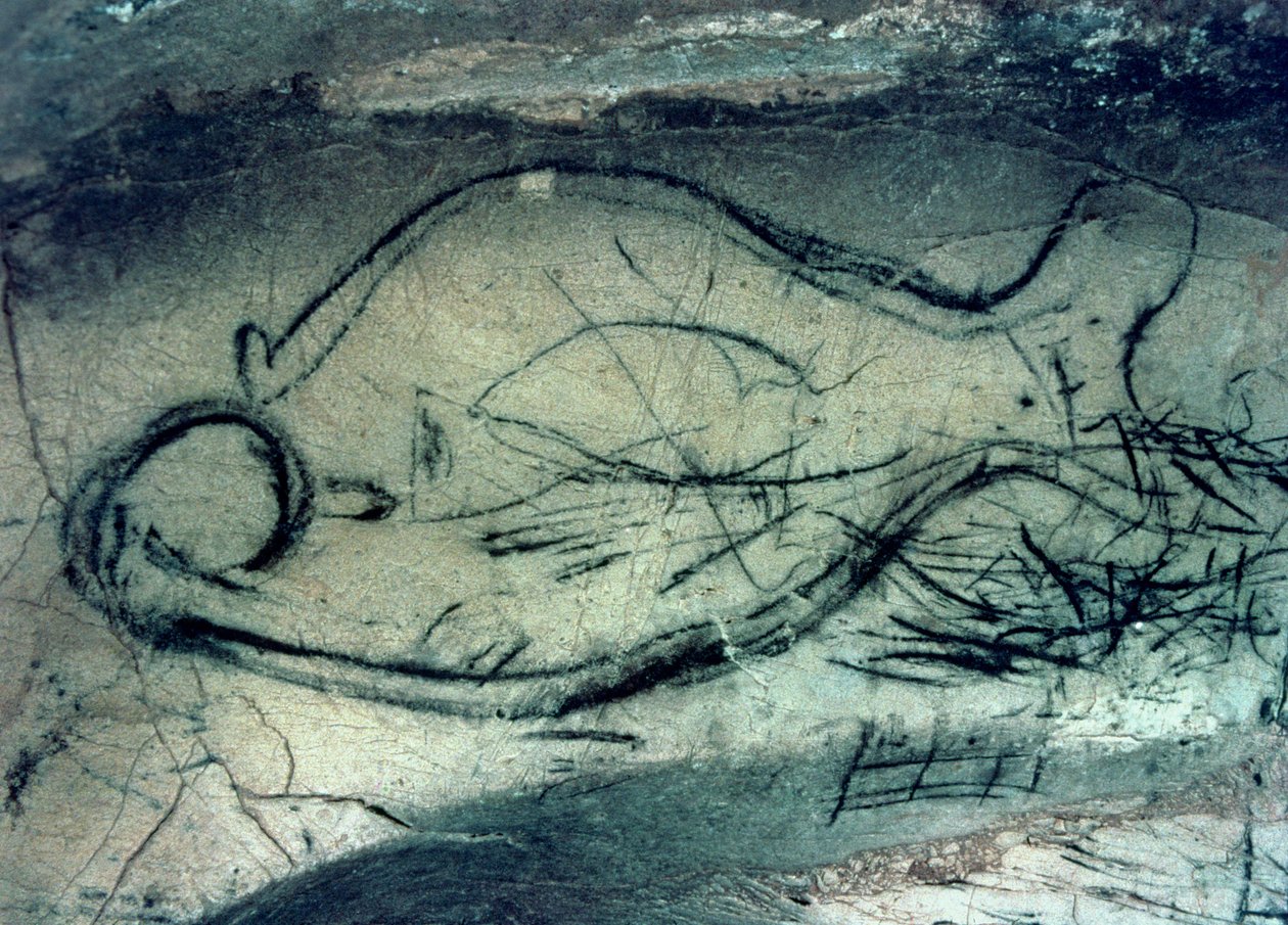 Marine Figure, Palaeolithic Period by Paleolithic Paleolithic