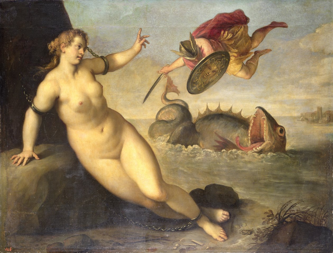 Perseus Rescues Andromeda by Palma Il Giovane