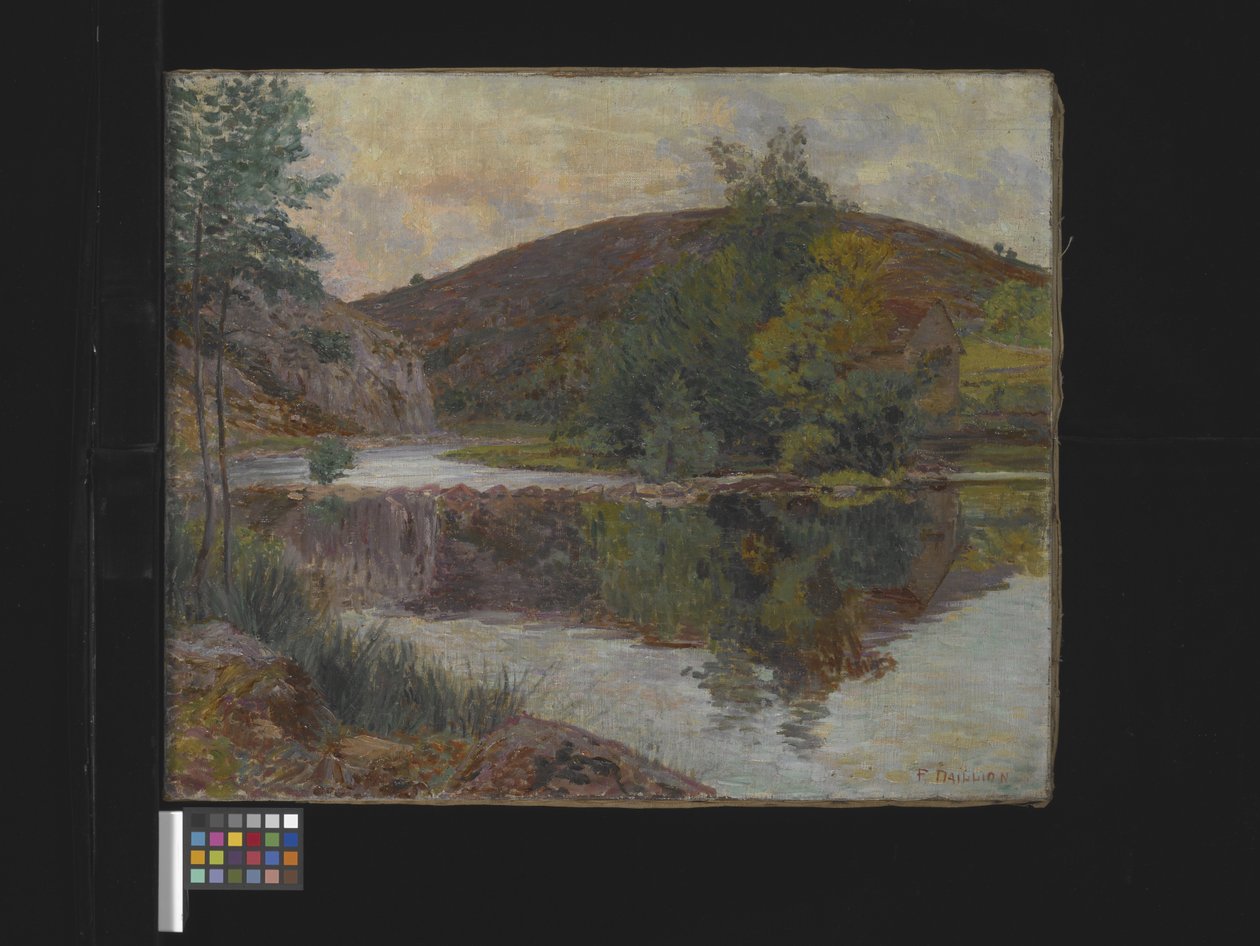 River Landscape by Palma Daillion-d