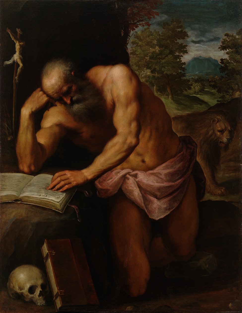 Saint Jerome by Palma Il Giovane