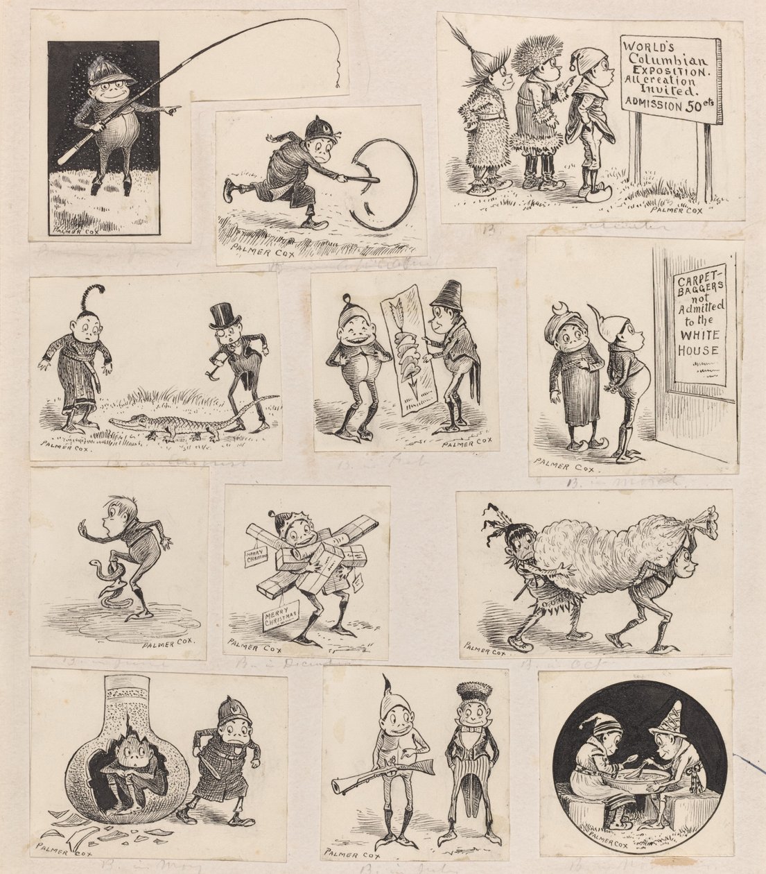 Brownies at Home - Twelve Vignettes by Palmer Cox