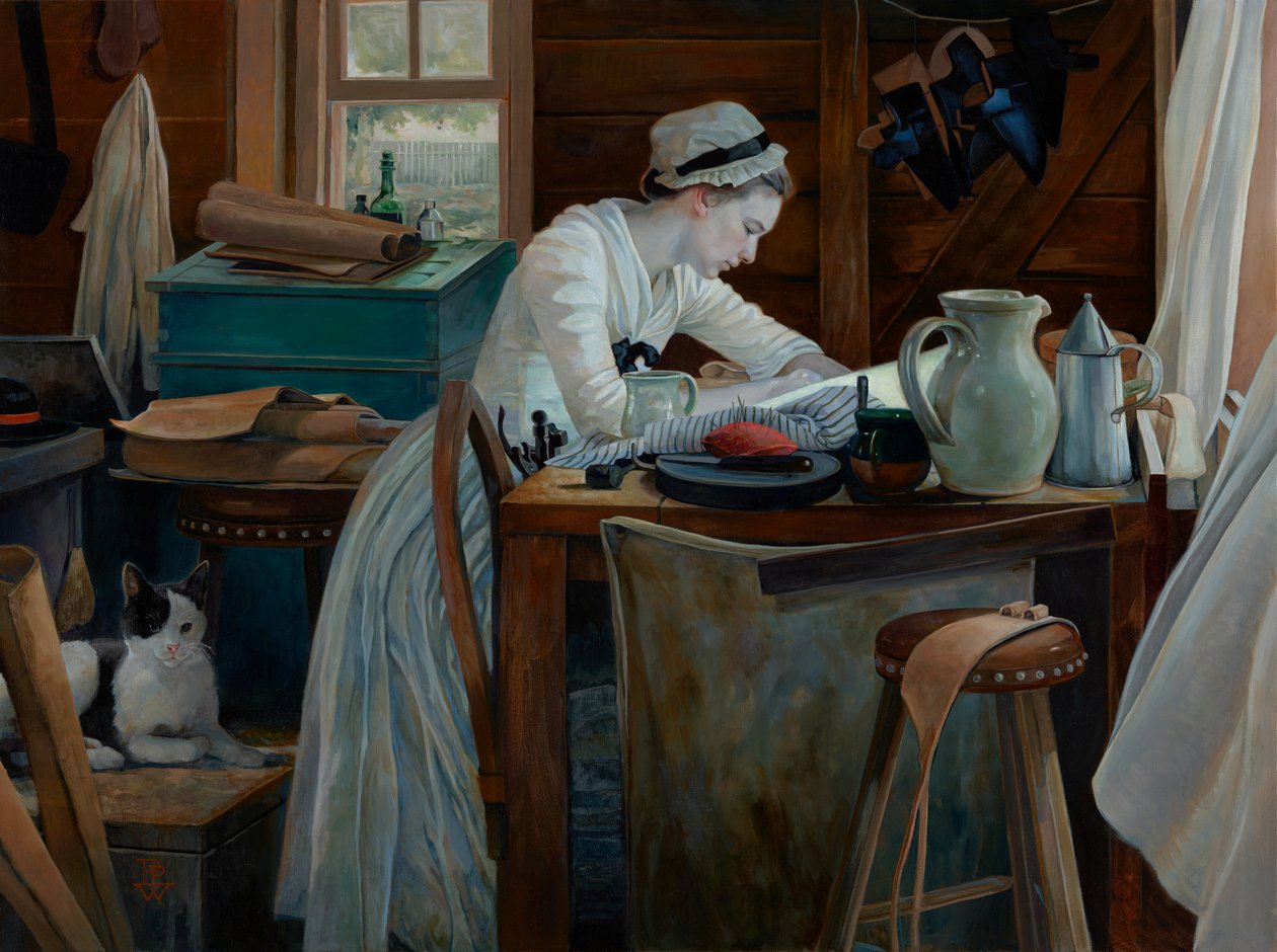 Woman at Work by Pamela Patrick White