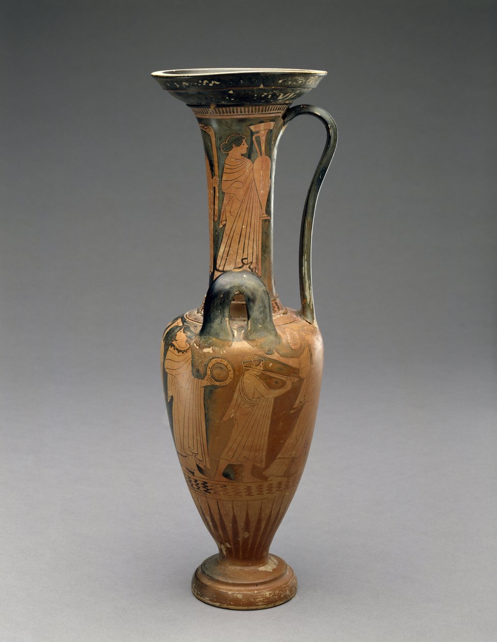 Loutrophoros Hydria with Wedding Procession, 480-460 BC by Pan Painter (attr. to)