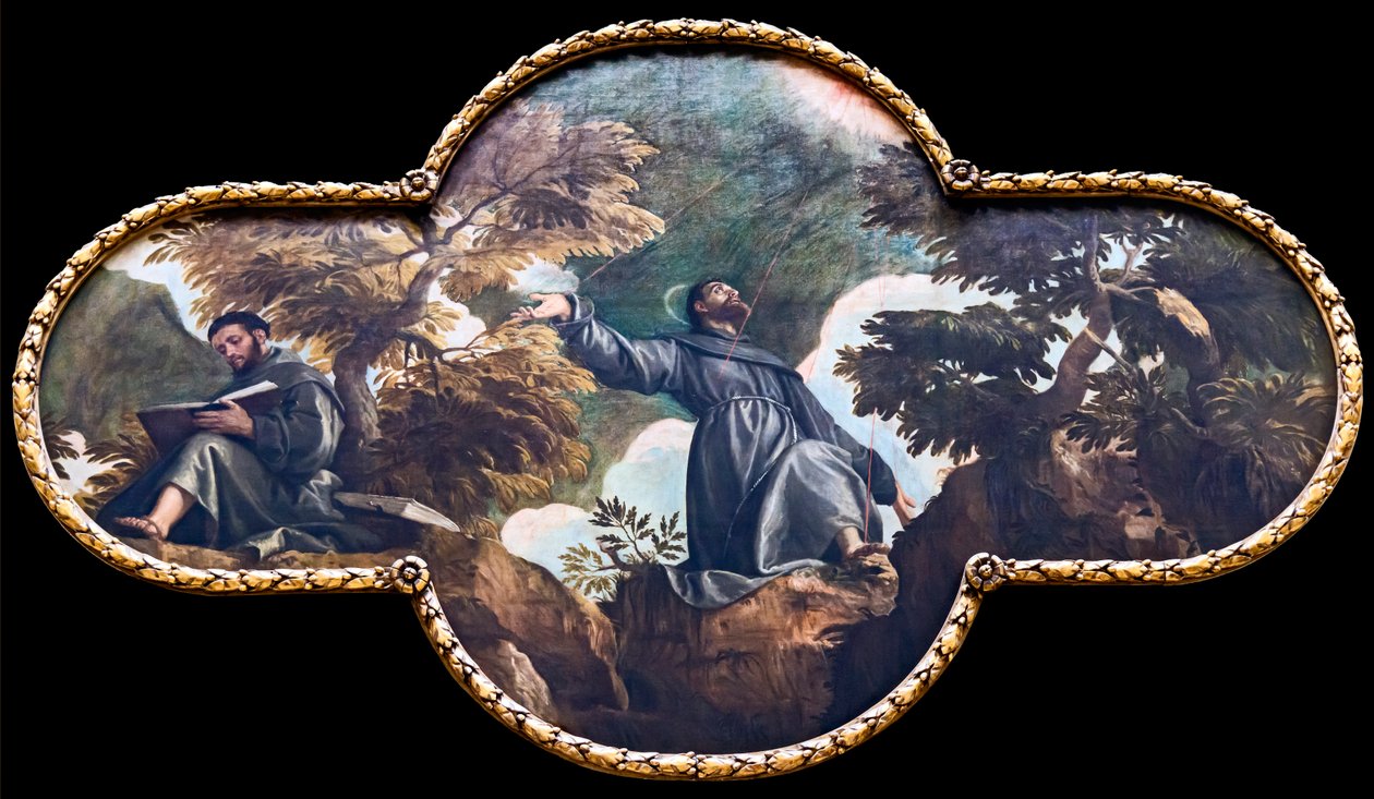 Saint Francis Receiving the Stigmata by Paolo Veronese