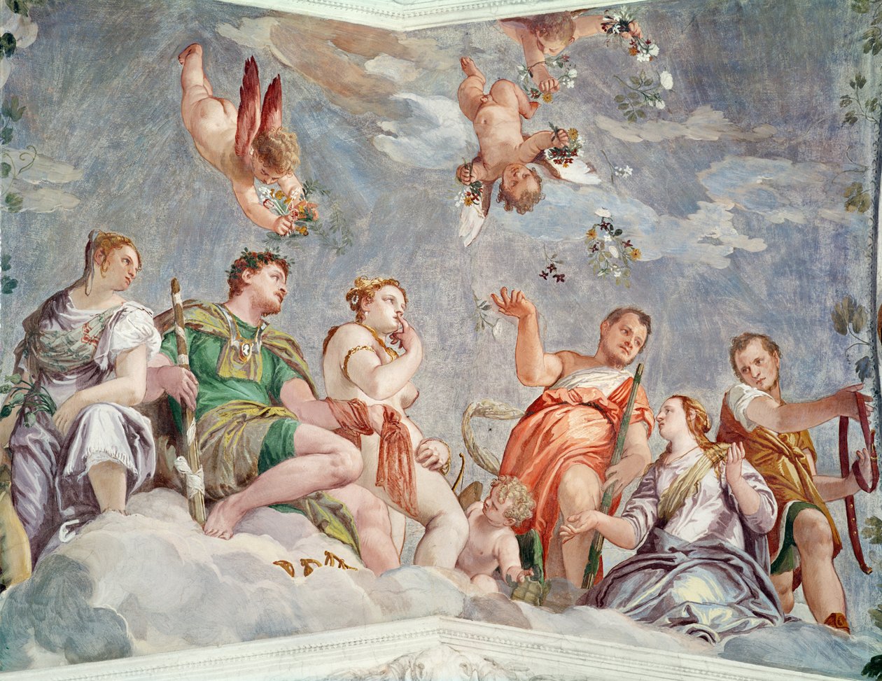 The Court of Love or, The Conjugal Virtues by Paolo Veronese