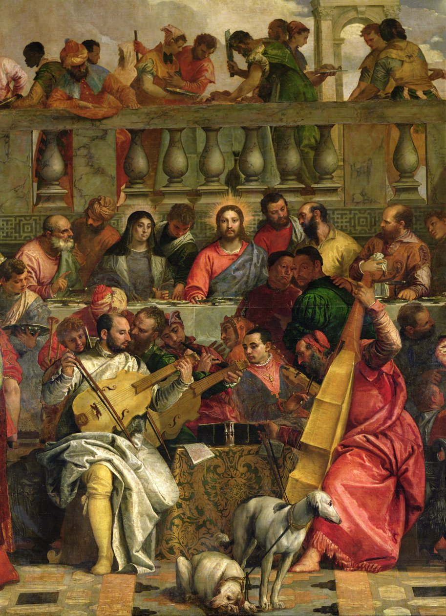 The Marriage Feast at Cana (detail) by Paolo Veronese