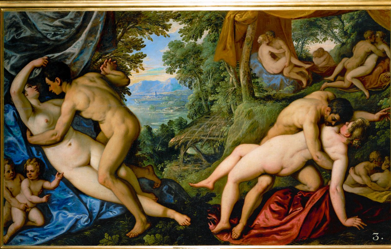 Amori: Golden Age by Paolo (1540-96) Fiammingo