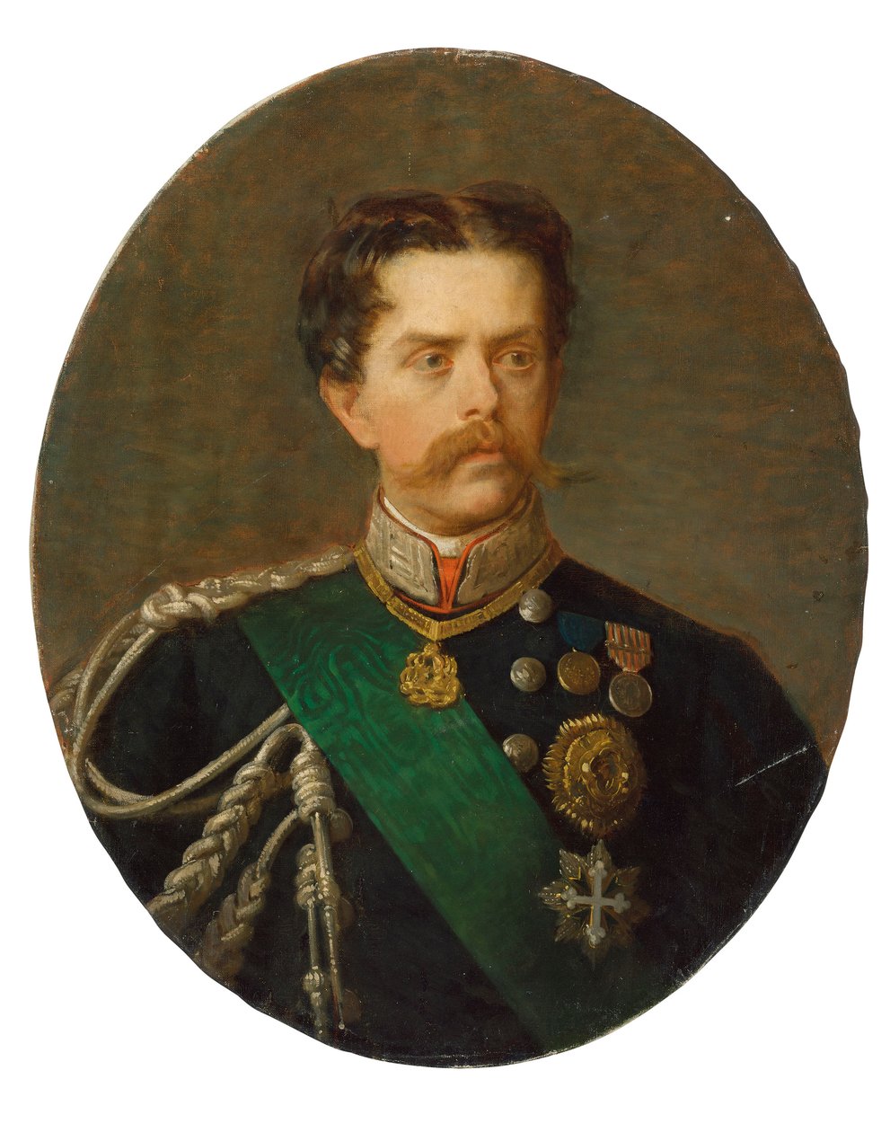 Portrait of King Umberto I of Italy 1844-1900 by Paolo, Bacchetti